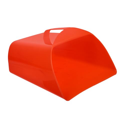 Yardenfun Handheld Dustpan mit Ergonomischem Griff Leichtes Kunststoff Design Schaufelfläche für Effiziente Tisch und Haushaltsreinigung Tragbar für Schnelles Aufräumen Unterwegs Rot in von Yardenfun
