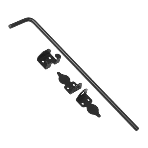Yardenfun Heavy Duty Cane Bolt Bodenschieber Stahl Zauntor Riegel für Holz Gartentor Außenbereich Stabile Türriegel Bodenverriegelung Einfach zu Montieren von Yardenfun