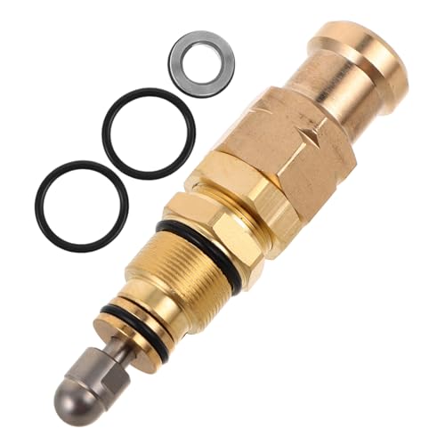 Yardenfun High Machine Accessories Hochdruckregler Hochdruckreiniger Pumpenkopf Druckminderventil Hochdruckreiniger Ersatz Golden Copper Yardenfun High Machine Accessories Hochdruckregler Hochdruckreiniger Pumpenkopf Druckminderventil Hochdruckreiniger Ersatz Golden Copper von Yardenfun