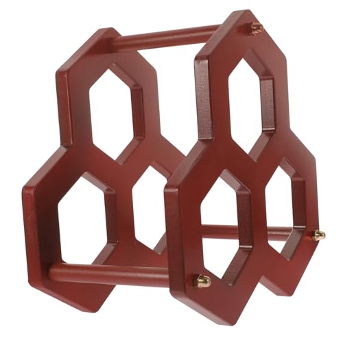 Yardenfun Holz Weinregal für Zuhause Stabiler Weinständer aus Massivem Holz mit Modernem Design zur Präsentation von Rot und Weißwein Dekorativ und Praktisch von Yardenfun