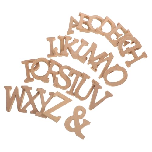 Yardenfun Holzbuchstaben zum Basteln und Bemalen Kreative DIY Holzbuchstaben für Wohnkultur Fotorequisiten und Kunstprojekte Vielseitige Dekoration und Lernhilfe von Yardenfun
