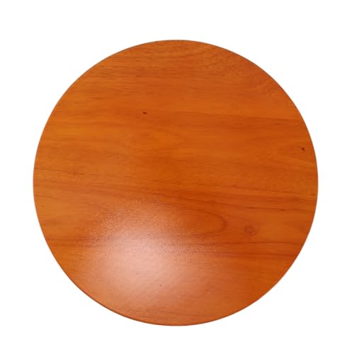 Yardenfun Holzstuhl Sitzfläche Ersatz Durchmesser Massivholz Rundes Stuhlkissen Glatte Oberfläche Komfortable Barhocker Sitzplatte Für Möbelreparatur Büro Esszimmer Zuhause von Yardenfun