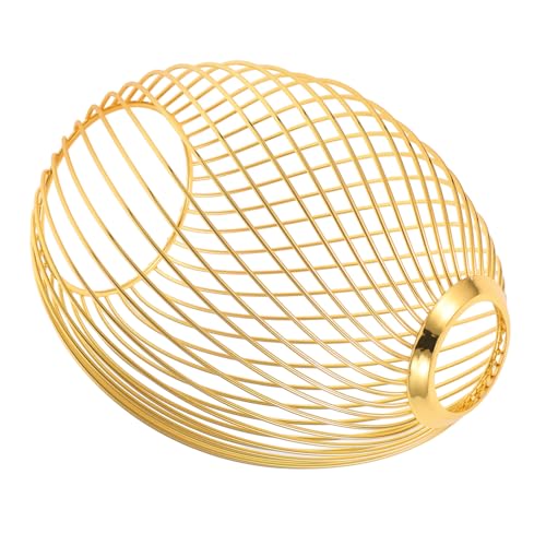 Yardenfun Industrieller Metall lampenschirm Hängelampe Oval Gold Langlebiger Wiederverwendbarer Lampenschirm für Wohnzimmer Hotel Bar Restaurant Vielseitig Einsetzbar Sanfte Beleuchtung Yardenfun Industrieller Metall lampenschirm Hängelampe Oval Gold Langlebiger Wiederverwendbarer Lampenschirm für Wohnzimmer Hotel Bar Restaurant Vielseitig Einsetzbar Sanfte Beleuchtung von Yardenfun