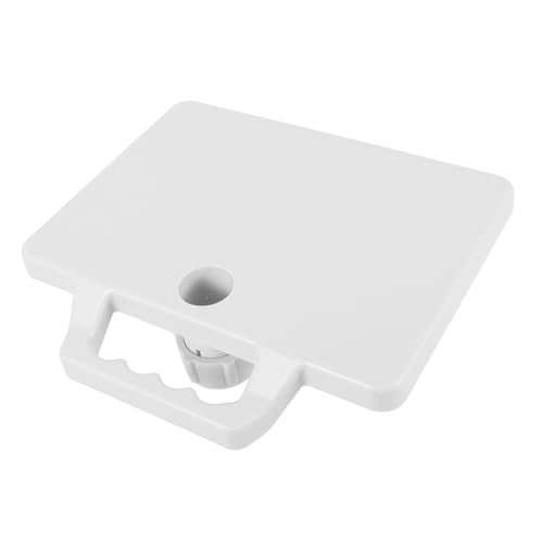 Yardenfun Infusionsstand Ablageplatte aus Verstärktem Abs mit Ergonomischem Griff Abnehmbares Kunststoff Tablett für Infusionssysteme Weiß für Medizinische Anwendungen und Aufbewahrung von Yardenfun