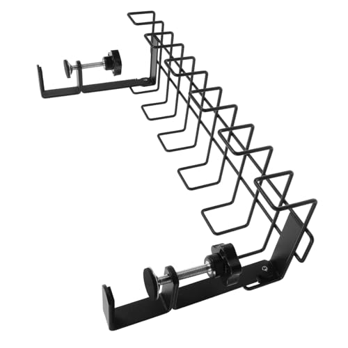 Yardenfun Kabelmanagement Für Tisch Verstellbarer Kabelorganizer Für Schreibtisch Praktisches Kabelmanagement-Tool Zur Aufbewahrung Von Netzkabeln Und Adaptern von Yardenfun