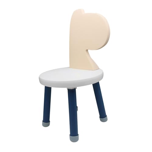 Yardenfun Kinderstuhl aus Dickem Kunststoff mit Ergonomischer Rückenlehne und Rutschfesten Füßen Sicherer Sitzhocker für Junge Mädchen und Kleinkinder Stabiler Komfortabler Essstuhl für von Yardenfun