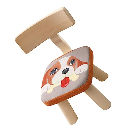 Yardenfun Kinderstuhl mit Rückenlehne rutschfest und Stabil Gepolstert Stoßfest und Kindersicher Abnehmbarer und Waschbarer Bezug Ergonomisch für Gesunde Sitzhaltung von Yardenfun