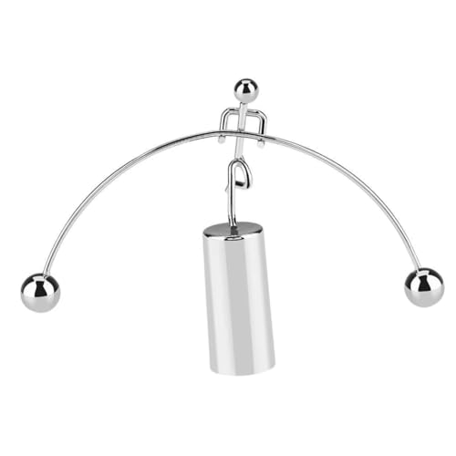 Yardenfun Kinetisches Desktop Ornament Gewichtheber Mann aus Robustem Wackelnde Balancefigur als Büro und Auto Dekoration Sportliches Schaukelspielzeug für Schreibtisch und Geschenkideen von Yardenfun