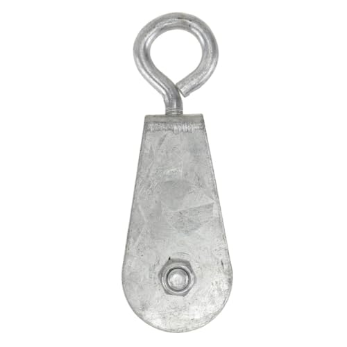 Yardenfun Kleine Stahlseil Umlenkrolle mit Kugellager Tragkraft Robuste Seilwinde Seilrolle für Zugsysteme Vielseitig Einsetzbar für Drahtseile Wäscheleine und Hebevorrichtungen von Yardenfun