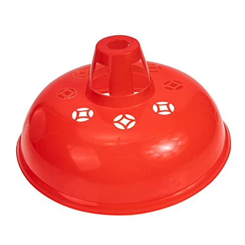 Yardenfun Kleiner Roter Lampenschirm Kunststoff Ersatz Für Deckenleuchten Tischlampen Und Nachttischlampen Robust Und Vielseitig Einsetzbar Einfache Handhabung Langlebig Und Pflegeleicht von Yardenfun