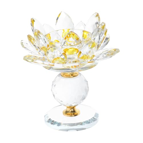 Yardenfun Kristall Lotusblüten Teelichthalter Kerzenständer mit Buddhistischem Design Dekorativer Kerzenhalter für Hochzeit Vielseitige Tischdekoration Geschenkidee Yardenfun Kristall Lotusblüten Teelichthalter Kerzenständer mit Buddhistischem Design Dekorativer Kerzenhalter für Hochzeit Vielseitige Tischdekoration Geschenkidee von Yardenfun
