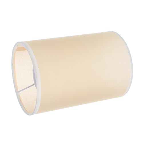 Yardenfun Lampenschirm Lichtschutz für Wandlampen Schlafzimmer Wohnzimmer Nachttischlampe mit Lichtregulierendem Komfortablem Design aus Hellgelbem Schafsleder von Yardenfun