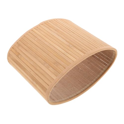Yardenfun Lampenschirm Trommel Oval mit Stofffutter Warmes Licht für Tischlampe Kompakt Stilvoll für Teestuben Bars Kleine Gasträume von Yardenfun