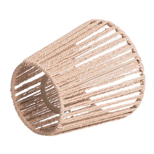 Yardenfun Lampenschirm aus Hanfseil Lampenschutz aus Rattan handgewebter Lampenschirm Mini-Lampenschirm deckenleuchten kronleuchter kleiner Lampenschirm rustikaler Lampenschirm , Khaki Yardenfun Lampenschirm aus Hanfseil Lampenschutz aus Rattan handgewebter Lampenschirm Mini-Lampenschirm deckenleuchten kronleuchter kleiner Lampenschirm rustikaler Lampenschirm , Khaki von Yardenfun