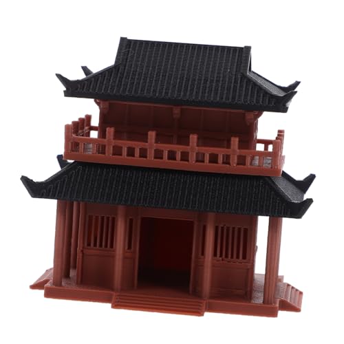 Yardenfun Landschaftsornament Chinesisches Pavillon Dekor Simuliertes Pavillon Dekor Landschaftsschmuck Kaffee von Yardenfun