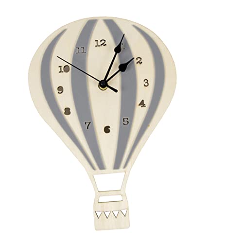 Yardenfun Art Decor Wanduhr Dekorative Uhr Heißluftballon-Design Für Wohnzimmer von Yardenfun