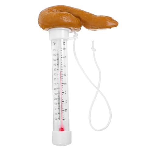 Yardenfun Lustiges Großes Schwimmendes Pool Thermometer Präziser Wasserthermometer mit Poop-design Einfach Ablesbar für Schwimmbäder Whirlbecken Aquarien und Spas Yardenfun Lustiges Großes Schwimmendes Pool Thermometer Präziser Wasserthermometer mit Poop-design Einfach Ablesbar für Schwimmbäder Whirlbecken Aquarien und Spas von Yardenfun