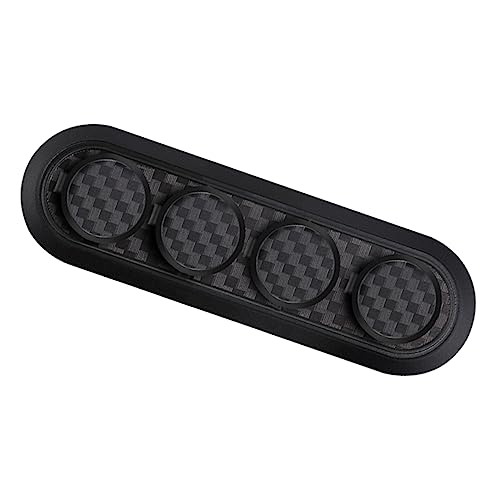 Yardenfun Magnetischer Kabelhalter mit Carbon Optik Multifunktionaler Kabelclip für Kabelmanagement Selbstklebend und Wiederverwendbar für USB Ladekabel und Powercords Am Schreibtisch Auto von Yardenfun