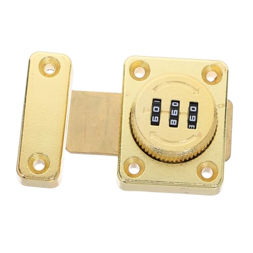 Yardenfun Mechanisches Zahlenschloss für Schränke und Schlüsselloses Passwort-codeschloss Passend Einfache Bedienung Diebstahlschutz für Kleiderschränke Schuhschränke und Möbel von Yardenfun