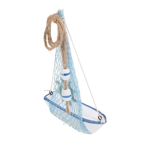 Yardenfun Mediterranes Holz-segelboot Modell Desktop Dekoration Kunstvoll Gestaltetes Miniatur Segelschiff für Schlafzimmer Büro Geschenkidee und Wohnaccessoire Yardenfun Mediterranes Holz-segelboot Modell Desktop Dekoration Kunstvoll Gestaltetes Miniatur Segelschiff für Schlafzimmer Büro Geschenkidee und Wohnaccessoire von Yardenfun