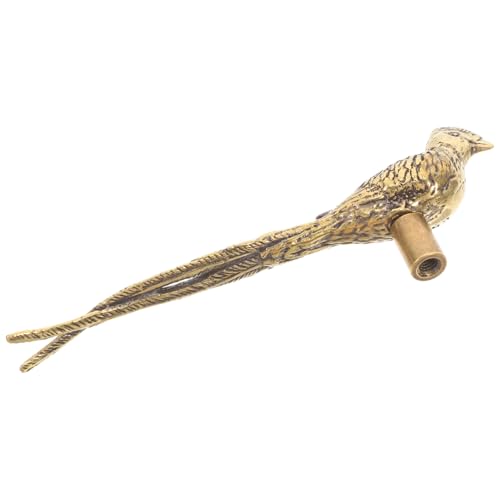 Yardenfun Messing Türgriff Vogelmotiv Vintage Schrankgriff Möbelgriff für Schubladen Kommode Einsetzbar Dekorativer Griff mit Glatter Oberfläche und Einfache Montage von Yardenfun
