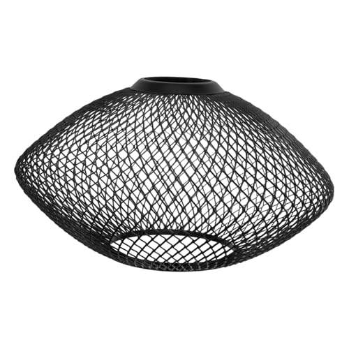 Yardenfun Metall Lampenschirm Schwarz Retro Industrial Stil Hohler Netz Lampen Abdeckung für Pendelleuchte Esszimmer Bar Wohnzimmer Yardenfun Metall Lampenschirm Schwarz Retro Industrial Stil Hohler Netz Lampen Abdeckung für Pendelleuchte Esszimmer Bar Wohnzimmer von Yardenfun