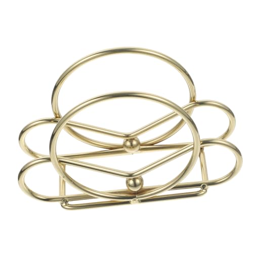 Yardenfun Metall Napkin Holder Serviettenhalter mit Vinyl records Design Vertikaler Papierhandtuchhalter Stilvoller Küchenrollenhalter und Tischdekoration Runde Goldene Aufbewahrung für Yardenfun Metall Napkin Holder Serviettenhalter mit Vinyl records Design Vertikaler Papierhandtuchhalter Stilvoller Küchenrollenhalter und Tischdekoration Runde Goldene Aufbewahrung für von Yardenfun