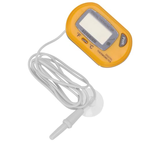 Yardenfun Mini Aquarium Thermometer Digital Mini Thermometer mit Hoher Genauigkeit Für Fischbecken und Terrarien Geeignet Gelb Yardenfun Mini Aquarium Thermometer Digital Mini Thermometer mit Hoher Genauigkeit Für Fischbecken und Terrarien Geeignet Gelb von Yardenfun