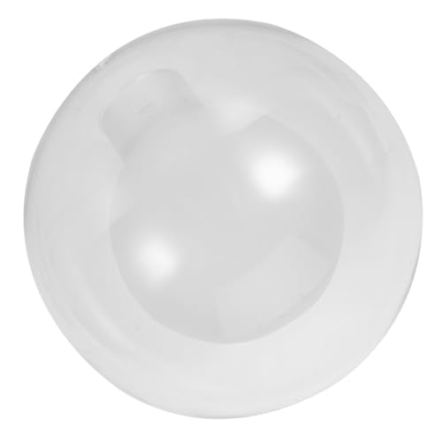 Yardenfun Moderner Glaskugel Lampenschirm Ersatzglas Doppelglas Klarer Runder Lampenschirm für Deckenleuchte Wohnzimmer Esszimmer Schlafzimmer Moderne Beleuchtung von Yardenfun