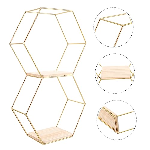 Yardenfun Modernes Sechseckiges Wandregal aus Robustem Schwebendes Wandregal zur Stilvollen Aufbewahrung und Dekoration für Wohnzimmer Schlafzimmer und Büro Goldfarbenes Design Teilig Yardenfun Modernes Sechseckiges Wandregal aus Robustem Schwebendes Wandregal zur Stilvollen Aufbewahrung und Dekoration für Wohnzimmer Schlafzimmer und Büro Goldfarbenes Design Teilig von Yardenfun