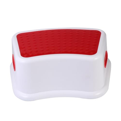 Yardenfun Multifunktionaler Kleiner Kunststoff hocker Rot rutschfest Langlebig Leicht Tragbar für Badezimmer Fußschemel Tritthocker Toilettenhilfe Yardenfun Multifunktionaler Kleiner Kunststoff hocker Rot rutschfest Langlebig Leicht Tragbar für Badezimmer Fußschemel Tritthocker Toilettenhilfe von Yardenfun