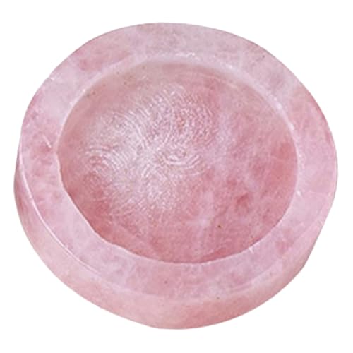 Yardenfun Natürlicher Kristall Kerzenhalter aus Rosenquarz Rund Eleganter Teelichtständer für Tischdekoration Wohnzimmer Schlafzimmer Langlebiger Dekorativer Edelstein Kerzenhalter Yardenfun Natürlicher Kristall Kerzenhalter aus Rosenquarz Rund Eleganter Teelichtständer für Tischdekoration Wohnzimmer Schlafzimmer Langlebiger Dekorativer Edelstein Kerzenhalter von Yardenfun