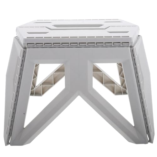 Yardenfun Tragbarer Klapphocker Faltbarer Sitzhocker Für Erwachsene Kompakter Klappstuhl Leichter Reisehocker Für Camping Und Angeln Mit Stabilen Stützbeinen Und Bequemer Sitzfläche von Yardenfun