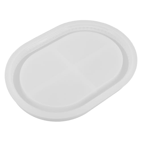 Yardenfun Ovaler Silikontray mould für DIY Kerzentablett Langlebige Gießform mit Detailliertem Design Modernes Elliptisches Tablett für Kreative Harz Gipsprojekte Zuhause von Yardenfun