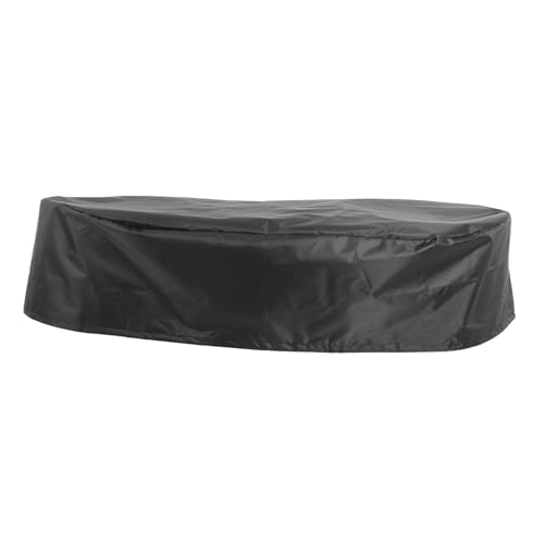 Yardenfun Ovaler Tank Pool Schutzabdeckung aus Robustem Oxford Wetterfeste Abdeckplane für Planschbecken und Outdoor Lagerung Installieren Vielseitig Einsetzbar Schwarz von Yardenfun