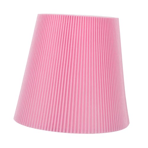 Yardenfun PVC Stoff Lampenschirm mit Faltenstruktur Leichter Lampenschirm Ersatz für Tischlampen und Stehleuchten Installieren Vielseitig für Wohnraumbeleuchtung Rosa Design Yardenfun PVC Stoff Lampenschirm mit Faltenstruktur Leichter Lampenschirm Ersatz für Tischlampen und Stehleuchten Installieren Vielseitig für Wohnraumbeleuchtung Rosa Design von Yardenfun
