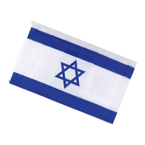Yardenfun Palästina-Flagge israel flagge israel fahne Israel hängende Flagge Israel-Flagge im Freien Bürodekoration Nationalflaggendekor feier nationalflagge Mini schmücken Banner das Schild von Yardenfun