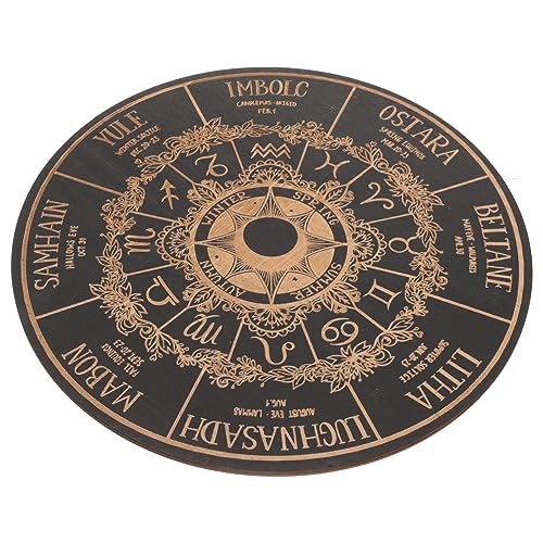 Yardenfun Pendulum Board aus Spirituelles Altarbrett zur Wahrsagerei Dekoratives Pendelbrett für Hexen für Meditation und Rituale und Dowsing Accessoire von Yardenfun