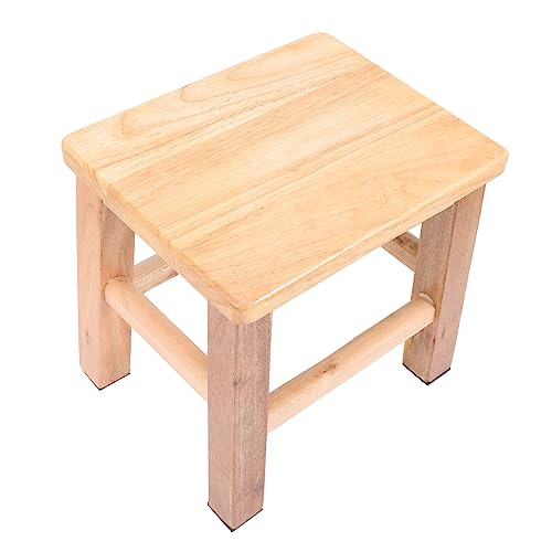 Yardenfun Praktischer Kinderschemel Aus Holz Stabiler Niedriger Hocker Für Junge Mädchen Zum Schuhwechseln Waschen Von Händen Und Füßen Modernes Design Höhe von Yardenfun