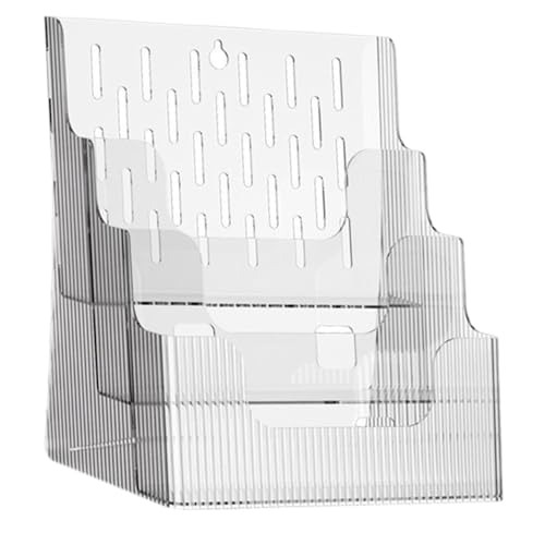 Yardenfun Prospekthalter Aus Kunststoff Transparenter Aktenhalter Für Schreibtisch Broschürenständer Aktenorganizer Für Büro Leicht Und Platzsparend Yardenfun Prospekthalter Aus Kunststoff Transparenter Aktenhalter Für Schreibtisch Broschürenständer Aktenorganizer Für Büro Leicht Und Platzsparend von Yardenfun
