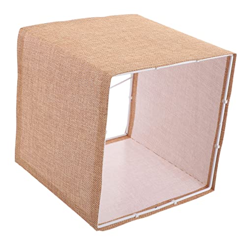 Yardenfun Quadratischer Stoff-lampenschirm Abnehmbarer Lampenschirm Zubehör für Tischlampen Modernes Robustes Design für Wohn Gastronomiebereich Langlebig und Dekorativ von Yardenfun