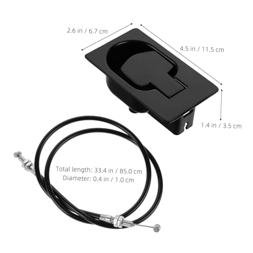 Yardenfun Recliner Ersatzgriff Aluminiumlegierung Schwarz Verchromt Sofa Griff Ersatzteil Für Büromöbel Lehnstuhl Hebel Einfach Montage Robust Yardenfun Recliner Ersatzgriff Aluminiumlegierung Schwarz Verchromt Sofa Griff Ersatzteil Für Büromöbel Lehnstuhl Hebel Einfach Montage Robust von Yardenfun