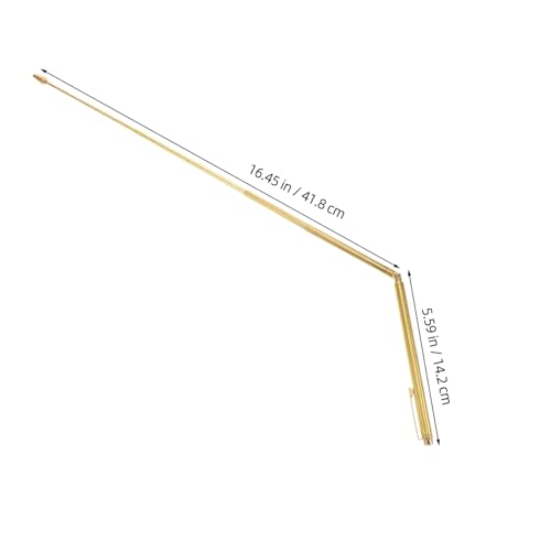 Yardenfun Robuste Messing Wünschelrute Einziehbar Wasser dowsing stab Spirituelles Divining zubehör Langlebiges Erkennungswerkzeug für Feng Shui und Drachenlinien suche Yardenfun Robuste Messing Wünschelrute Einziehbar Wasser dowsing stab Spirituelles Divining zubehör Langlebiges Erkennungswerkzeug für Feng Shui und Drachenlinien suche von Yardenfun