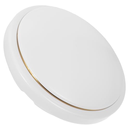 Yardenfun Runder Deckenlampenschirm aus Robustem Kunststoff Schutzabdeckung für Deckenlampe Staubdicht und Langlebig Einfache Montage Ersatzschirm für Wohnzimmer und Schlafzimmerleuchten von Yardenfun