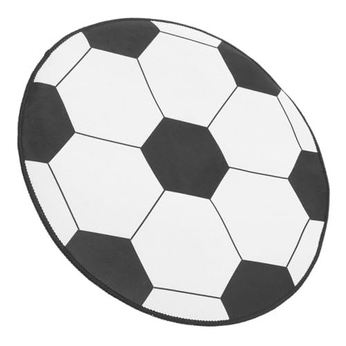 Yardenfun Runder Fußball Teppich aus Weichem Polyester rutschfest Pflegeleicht Spill für Kinderzimmer Wohnzimmer Spielzimmer Dekoratives Fußmatte für Jungen und Mädchen Yardenfun Runder Fußball Teppich aus Weichem Polyester rutschfest Pflegeleicht Spill für Kinderzimmer Wohnzimmer Spielzimmer Dekoratives Fußmatte für Jungen und Mädchen von Yardenfun