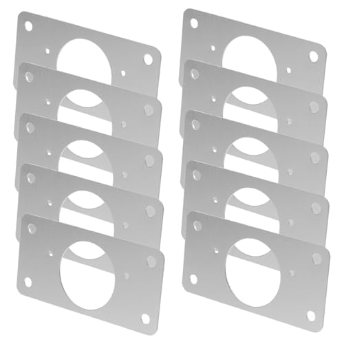 Yardenfun Scharnier Reparaturplatte aus Metall mit Schrauben Stabile Schranktür Reparaturplatte zur Verstärkung und Reparatur von Möbelscharniere Einsetzbar für Küchenschränke von Yardenfun