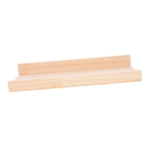 Yardenfun Schweberegal Holz Wandboard Breites Verschleißfestes Wandregal für Wohnzimmer Schlafzimmer Dekoratives Regal zur Pflanzen Duftpräsentation Robustes Farbbeständiges Wandbrett von Yardenfun