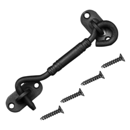 Yardenfun Schwere Edelstahl Scheunentor Riegel Haken öse Schloss für Schiebetür Gartentor Türschutz Sicher und Langlebig Schwarz Geeignet für Scheunen Trennwände Yardenfun Schwere Edelstahl Scheunentor Riegel Haken öse Schloss für Schiebetür Gartentor Türschutz Sicher und Langlebig Schwarz Geeignet für Scheunen Trennwände von Yardenfun