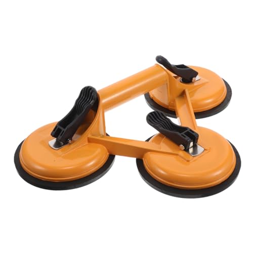 Yardenfun Schwerer Aluminium-saugheber mit Starkem Vakuum Manuell Bedient für Sicheres Anheben von Glas Marmor und Fliesen Vielseitig Einsetzbar bei Glasmontage und Fliesenentfernung von Yardenfun