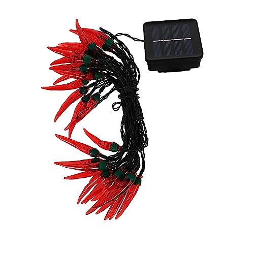 Yardenfun Solar Chili Lichterkette Wasserdichte Chili-Garten-Außenbeleuchtung Outdoor Dekorative Pfeffer Lampe Einzigartige Lichterkette Für Weihnachten Hochzeit Urlaub Party Dekoration Yardenfun Solar Chili Lichterkette Wasserdichte Chili-Garten-Außenbeleuchtung Outdoor Dekorative Pfeffer Lampe Einzigartige Lichterkette Für Weihnachten Hochzeit Urlaub Party Dekoration von Yardenfun